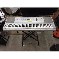 Yamaha Portable Electric Keyboard on Stand