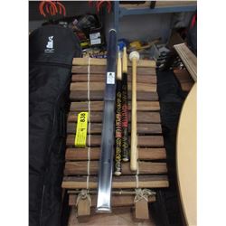 Wood Xylophone, Flute & Drum Sticks