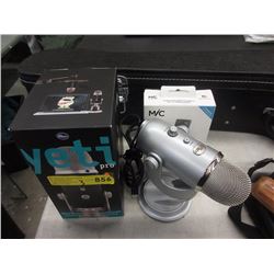 Yeti Pro Microphone, Blue Brand Microphone & More