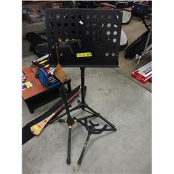 2 Guitar Stand & a Music Stand