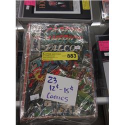 23 Vintage Comics 12¢ to 15¢