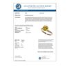 Image 3 : 2.50 CTW Certified Intense Yellow SI Diamond Solitaire Ring 10K Rose Gold - REF-836R4K - 32951
