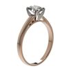 Image 4 : 1 CTW Certified VS/SI Quality Oval Diamond Solitaire Ring 10K Rose Gold - REF-270K3R - 32992