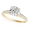 Image 1 : 1.5 CTW Certified VS/SI Diamond Solitaire Ring 18K Yellow Gold - REF-394Y2N - 27464