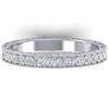 1 CTW Certified VS/SI Diamond Art Deco Eternity Band 14K White Gold - REF-78Y2N - 30270