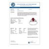 Image 2 : 1.35 CTW Ruby & Diamond Ring 18K White Gold - REF-41F8M - 13627