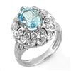 2.25 CTW Aquamarine Ring 10K White Gold - REF-36N2Y - 11166