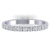 0.86 CTW Certified VS/SI Diamond Art Deco Eternity Band 14K White Gold - REF-52N8Y - 30324