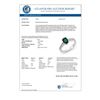 Image 3 : 1.63 CTW Emerald & Diamond Ring 18K White Gold - REF-51M6F - 13614