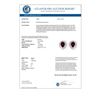 Image 2 : 2.20 CTW Garnet Earrings 18K Rose Gold - REF-28X2T - 13590