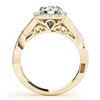 Image 4 : 1.75 CTW Certified VS/SI Diamond 2Pc Wedding Set Solitaire Halo 14K Yellow Gold - REF-240Y2N - 30650
