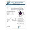 Image 2 : 4.25 CTW Amethyst & Diamond Ring 10K White Gold - REF-33M8F - 10411