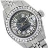 Image 1 : Rolex Men's Stainless Steel, QuickSet, Diamond Dial & Diamond Bezel - REF-474A5N