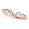 Image 5 : 0.82 CTW Certified VS/SI Diamond Solitaire 2Pc Wedding Set Antique 14K Rose Gold - REF-128T5X - 3151