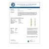 Image 3 : 2.0 CTW Certified VS/SI Diamond Earrings 14K Yellow Gold - REF-207M6F - 13156