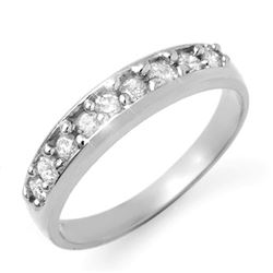 0.25 CTW Certified VS/SI Diamond Ring 14K White Gold - REF-34H8W - 14176