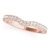 Image 5 : 1.65 CTW Certified VS/SI Princess Diamond Solitaire 2Pc Set 14K Rose Gold - REF-443K3R - 31755