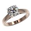 Image 2 : 2.05 CTW Certified H-SI/I Quality Diamond Solitaire Engagement Ring 10K Rose Gold - REF-578T5X - 365