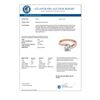 Image 3 : 1.15 CTW Certified VS/SI Diamond Bypass Solitaire Ring 18K Rose Gold - REF-363N5Y - 27679