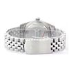 Image 3 : Rolex Ladies Stainless Steel, Roman Dial with Diam/Sapphire Bezel, Saph Crystal - REF-355F6M
