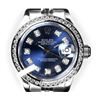 Image 1 : Rolex Men's Stainless Steel, QuickSet, Diamond Dial & Diamond Bezel - REF-441H8W