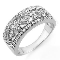 0.50 CTW Certified VS/SI Diamond Ring 14K White Gold - REF-64H5W - 11696