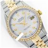 Image 1 : Rolex Ladies Two Tone 14K Gold/ss, Diamond Dial & Diamond Bezel, Saph Crystal - REF-363A3N