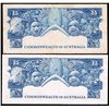 Image 2 : Australia, QEII, Five Pounds, Coombs/Wilson, 1960 (R.50)