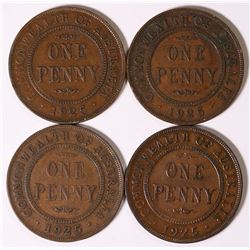 Australia, KGV, Penny, 1925