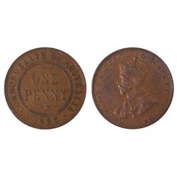 Australia, KGV, Penny, 1925