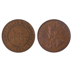 Australia, KGV, Penny, 1925