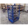 Image 2 : Rolling Storage Cart with Adjustable Shelves, 38" x 30" x 68"