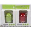Image 1 : LOT OF TWO ANDROID SHAPE MULTIFUNCTION SPEAKERS