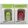 Image 1 : LOT OF TWO ANDROID SHAPE MULTIFUNCTION SPEAKERS
