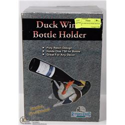 NEW MALLARD DUCK WINE BOTTLE HOLDER