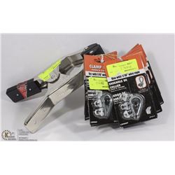 LOT OF ASSORTED CLAMPS