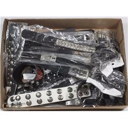 FLAT OF ASSORTED BIKER WRIST BANDS