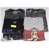 Image 1 : LOT OF 2 MEDIUM AND 2 SMALL T SHIRTS INCLUDING