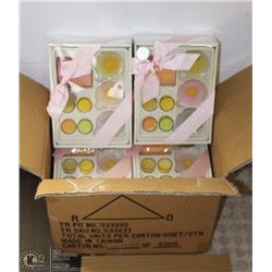 CASE OF 8 GIFT BOXED CANDLE SETS NEW