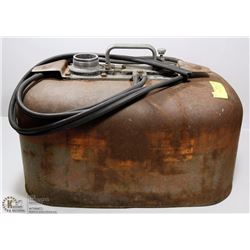VINTAGE METAL BOAT GASOLINE TANK