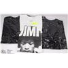 Image 1 : FOUR SIZE SMALL T-SHIRTS, 3 SKATE HEADS, 1 HENDRIX