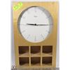 Image 1 : ERGO QUARTZ WALL CLOCK IN WOOD NIK NAK