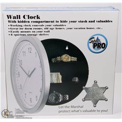 NEW HIDDEN COMPARTMENT WALL CLOCK