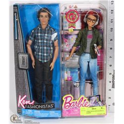 2016 GAME DEVELOPER BARBIE & KEN BARBIE