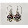 Image 1 : #11-STERLING SILVER MULTI-GEMSTONE EARRINGS