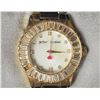 Image 1 : #20-STAINLESS STEEL BETSEY JOHNSON CRYSTAL WATCH