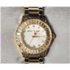 Image 2 : #20-STAINLESS STEEL BETSEY JOHNSON CRYSTAL WATCH