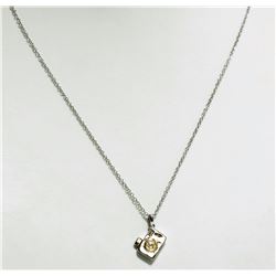 #29-STERLING SILVER CHAIN WITH CAMERA