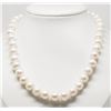 Image 2 : #32-FRESHWATER PEARL(12MM)NECKLACE WITH
