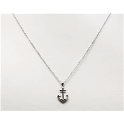 #39-STERLING SILVER CHAIN WITH DIAMOND